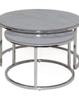 Shilo - Grey Pura Stone Set Of 2 Coffee Table