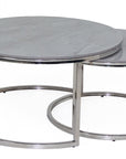 Shilo - Grey Pura Stone Set Of 2 Coffee Table