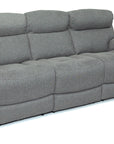 Supreme - Fabric 3 Seater Power Recliner Sofa With Electric Headrest