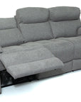 Supreme - Fabric 3 Seater Power Recliner Sofa With Electric Headrest