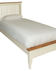 Sicily Cream And Oak 3 foot Single Bed Frame