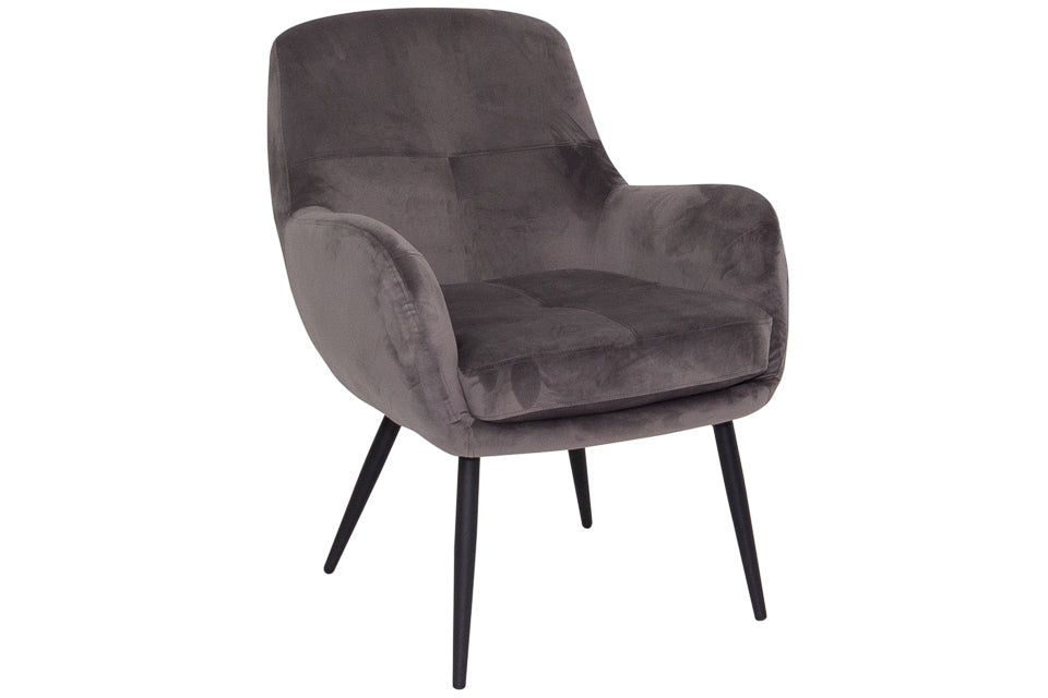 Tolka - Grey Fabric Accent Armchair