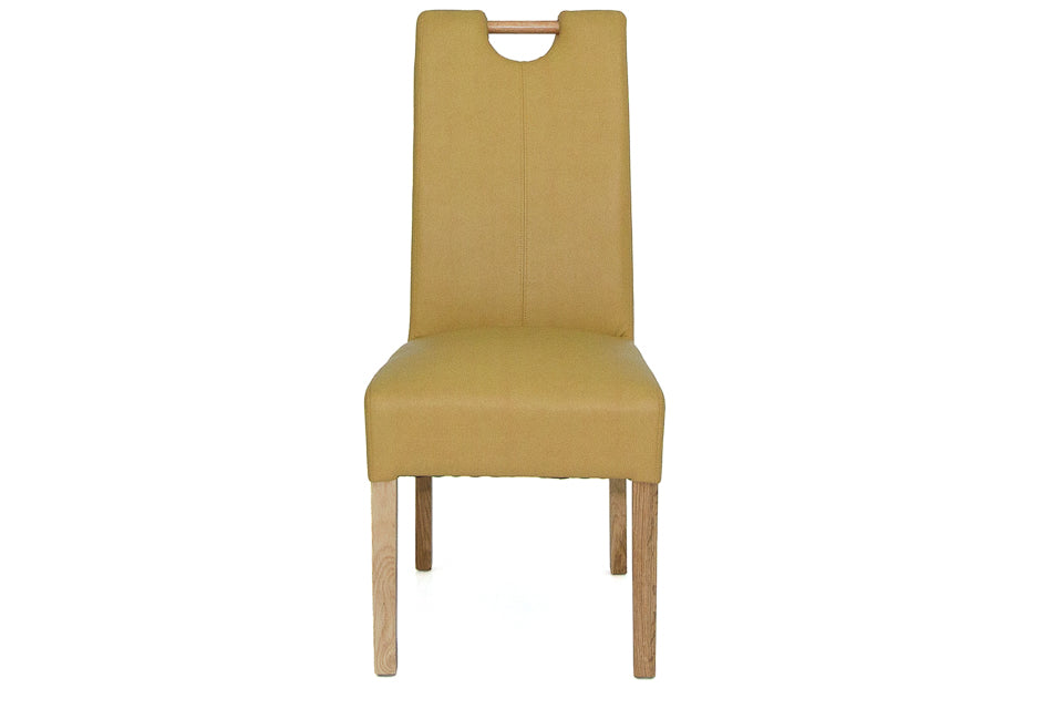 Toulouse - Yellow Fabric Dining Chair