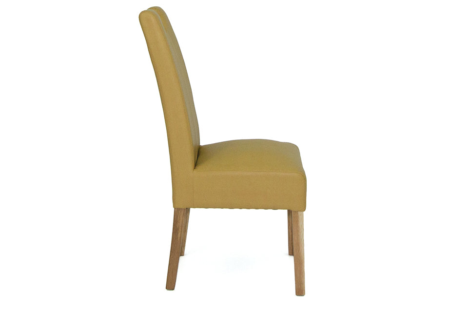 Toulouse - Yellow Fabric Dining Chair