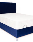 Veria - Blue Fabric 4Ft6In Double Bed Frame