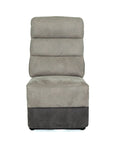 Vigo fabric Armless one Seater