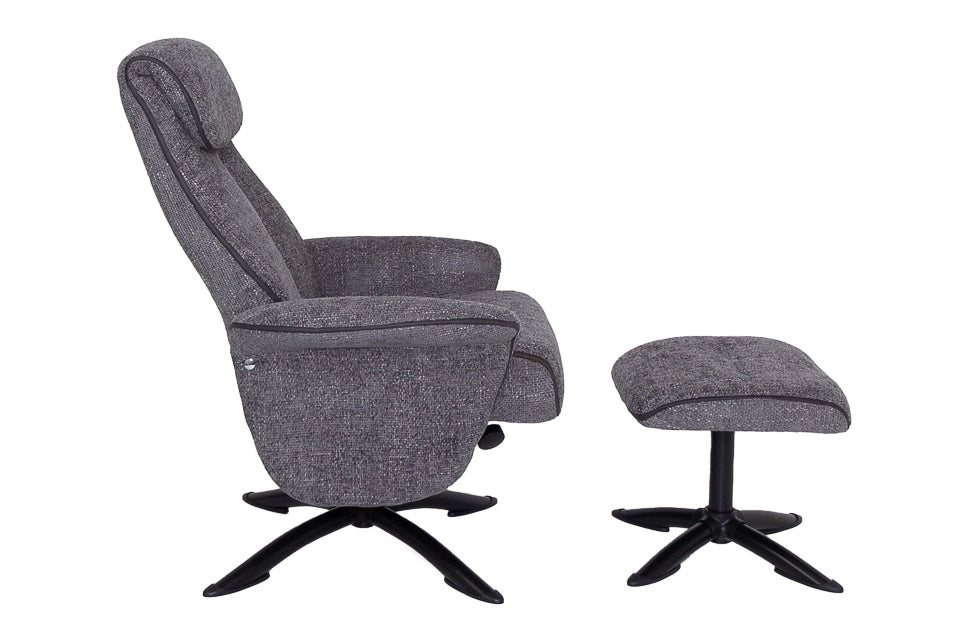 Winslow - Grey Fabric Accent Armchair