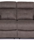 Yvette - Grey Fabric 2 Seater Recliner Sofa