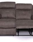 Yvette - Grey Fabric 2 Seater Recliner Sofa