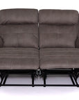 Yvette - Grey Fabric 2 Seater Recliner Sofa