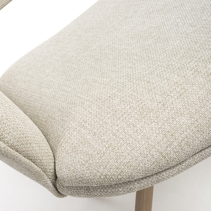 Azolla - Natural Swivel Dining Chair