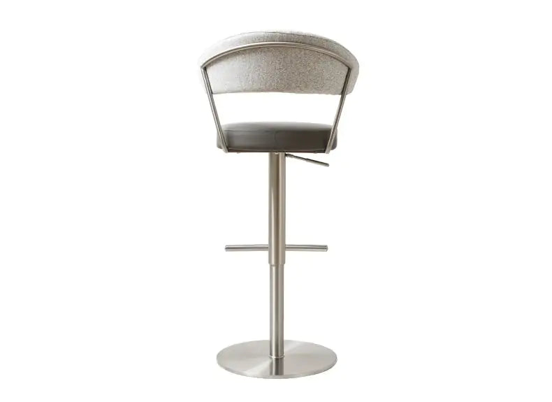 Rita - Steel And Grey Bar Stool