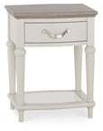 Vesper - Grey And Oak Lamp Table