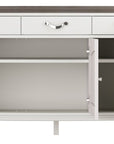 Vesper - Grey And Oak Wide Sideboard