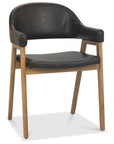 Leah - Brown Faux Leather Dining Chair