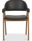Leah - Brown Faux Leather Dining Chair