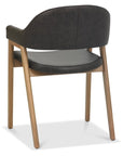 Leah - Brown Faux Leather Dining Chair