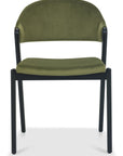 Leah Peppercorn - Green Velvet Dining Chair