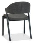 Leah Peppercorn - Grey Fabric Dining Chair