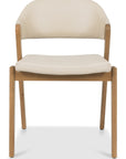 Leah - Taupe Faux Leather Dining Chair