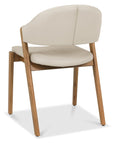 Leah - Taupe Faux Leather Dining Chair