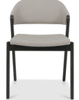 Leah Peppercorn - Taupe Faux Leather Dining Chair