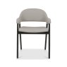 Leah Peppercorn - Taupe Faux Leather Dining Chair