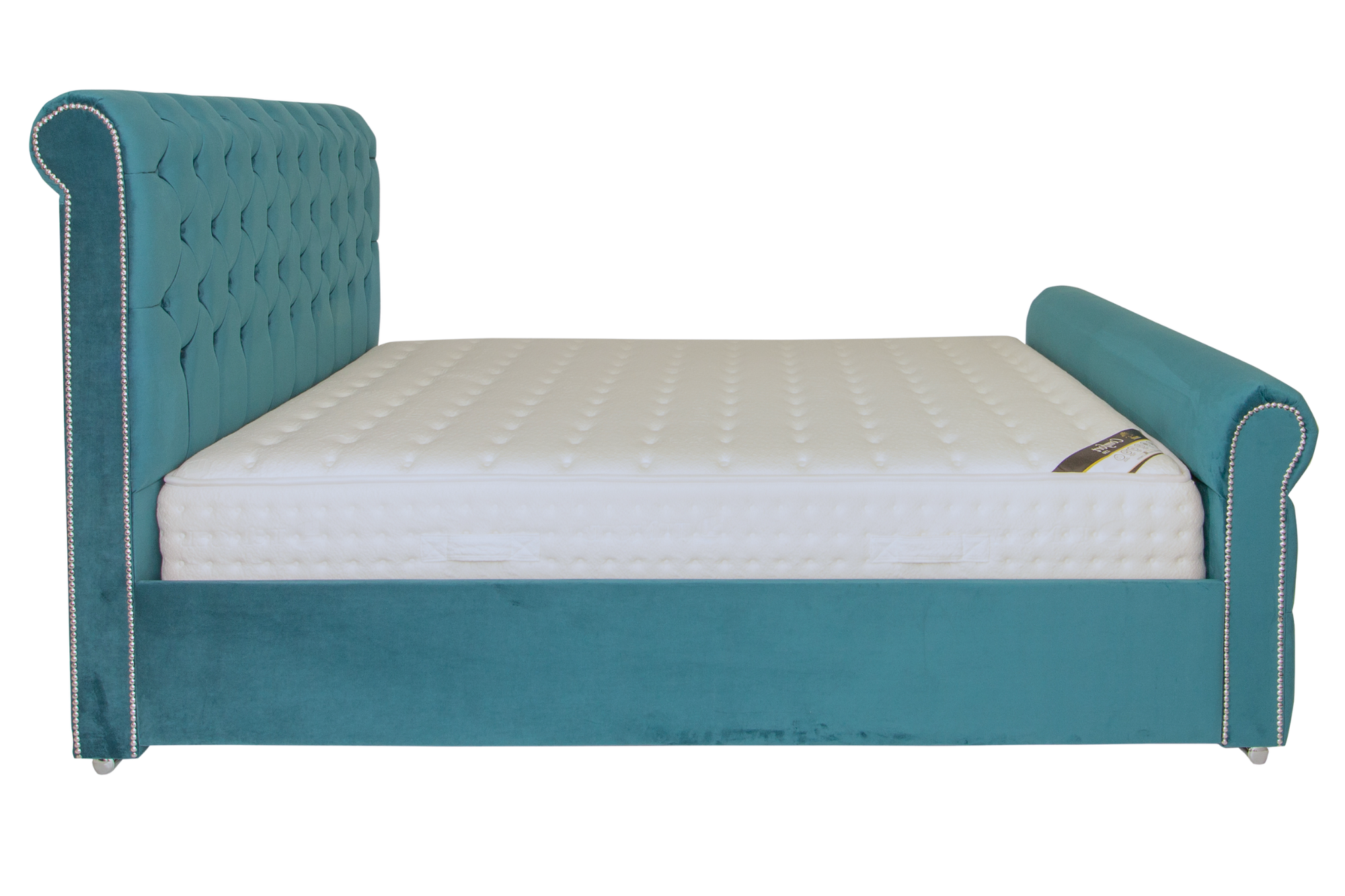 Jennifer - Teal 5ft King Bedframe