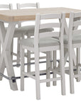 Kilronan - Grey And Oak Bar Table