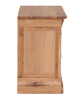 Asbury - Oak 3 Drawer Bedside Locker