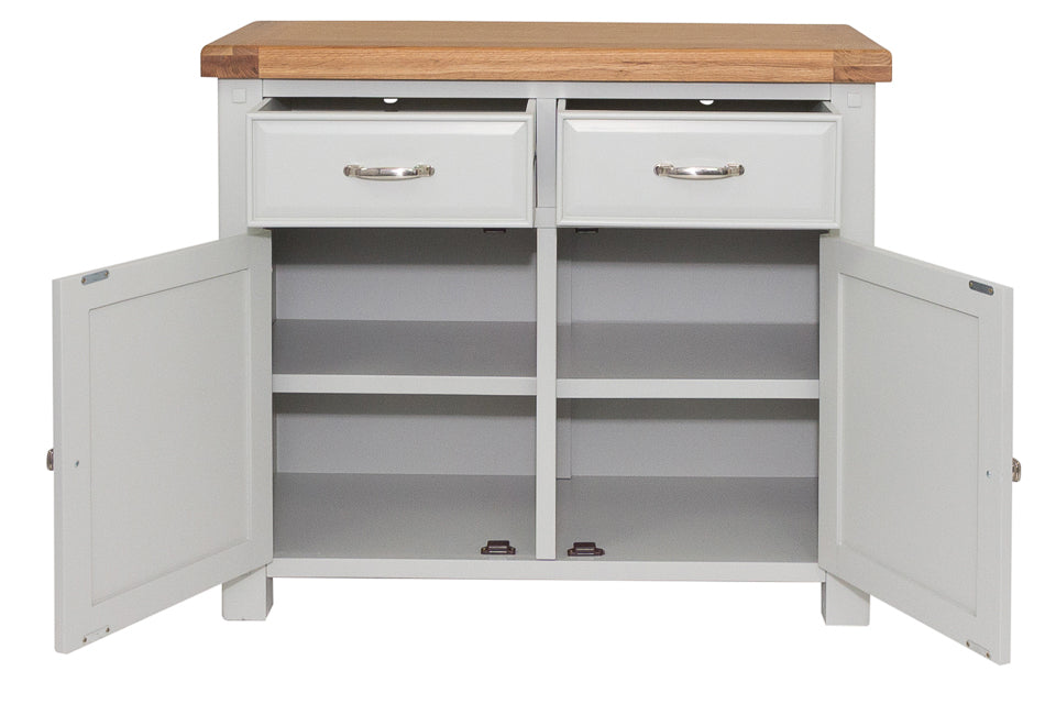 Bandon - Grey And Oak 2 Door 2 Drawer Sideboard