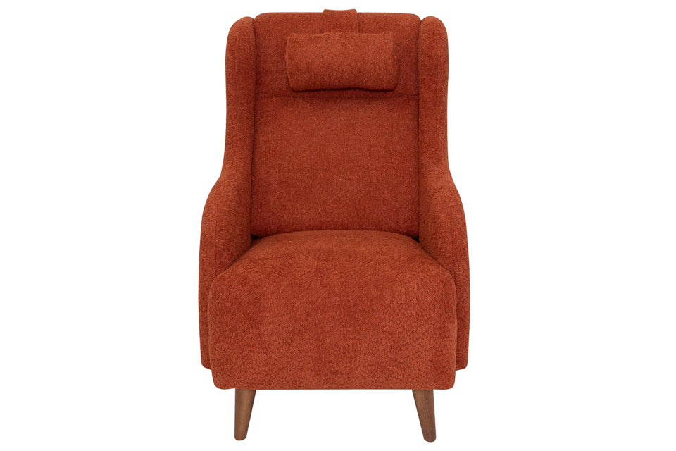 Bentley - Orange Fabric Armchair