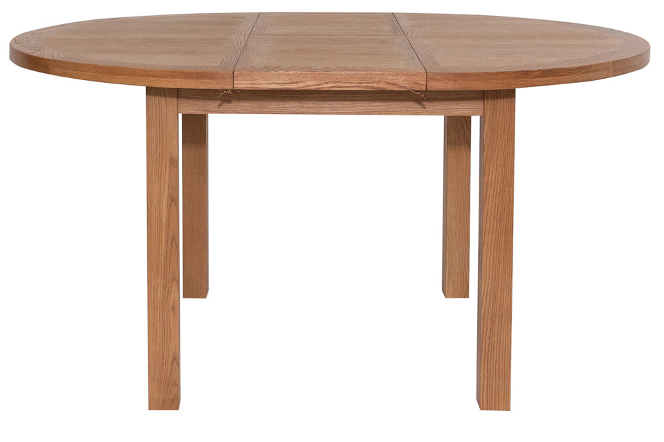 Bray - Oak 120-160Cm Extension Round Dining Table