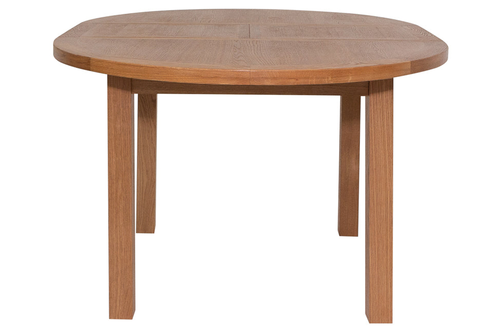 Bray - Oak 120-160Cm Extension Round Dining Table