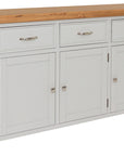 Bandon Grey And Oak 3 Door 3 Drawer Sideboard