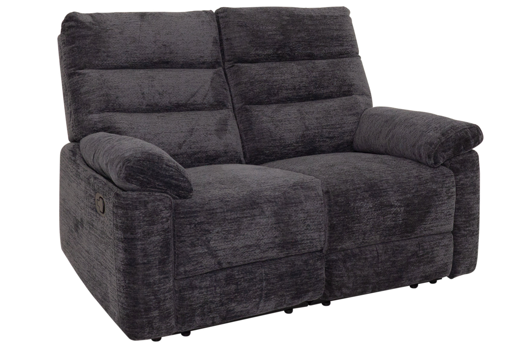 Bath 2 Seater charcoal fabric Manual Recliner