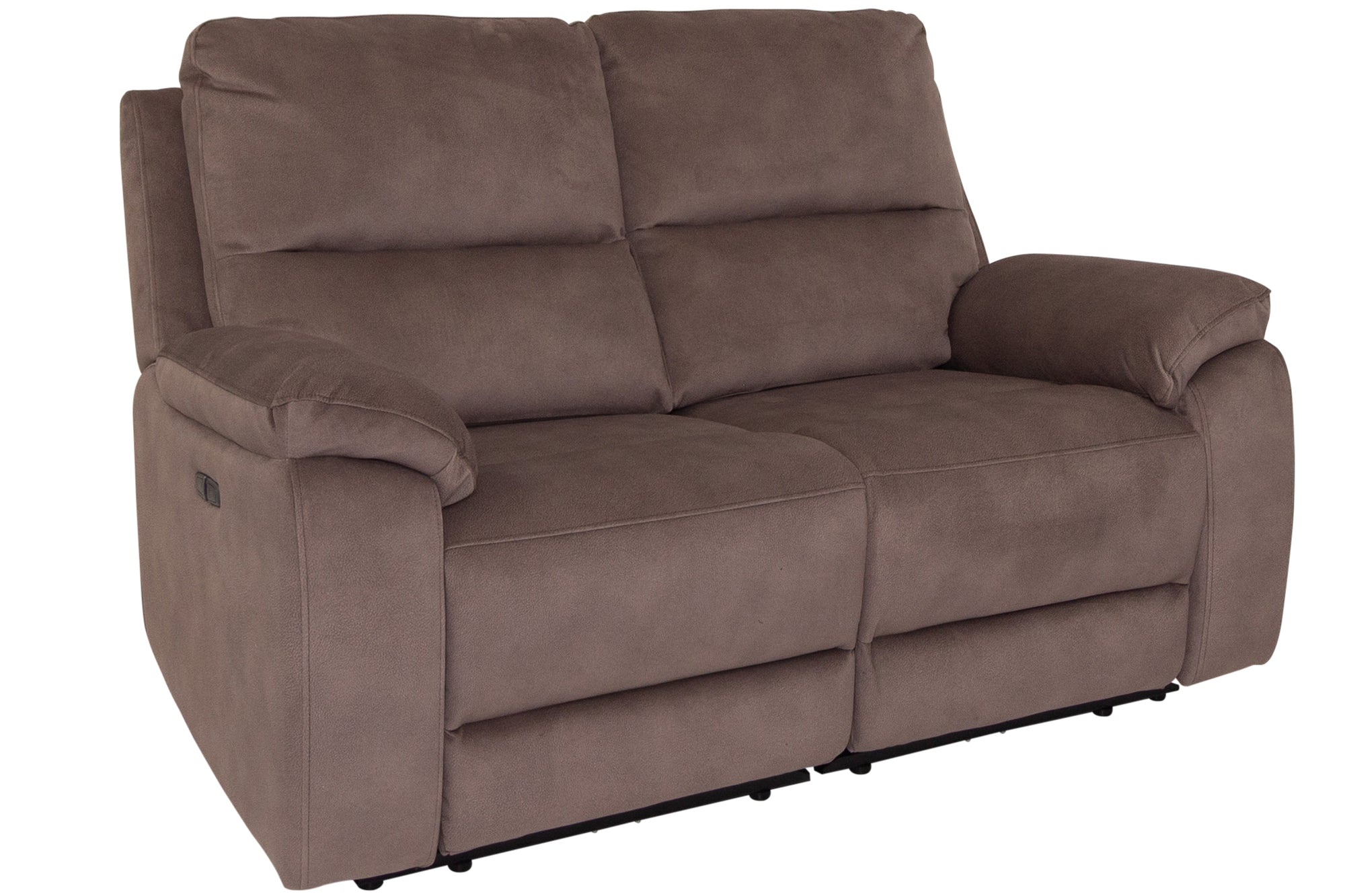 Belford brown Fabric 2 Seater power Recliner