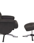 Celia - Grey Fabric Accent Armchair Herbert Grey