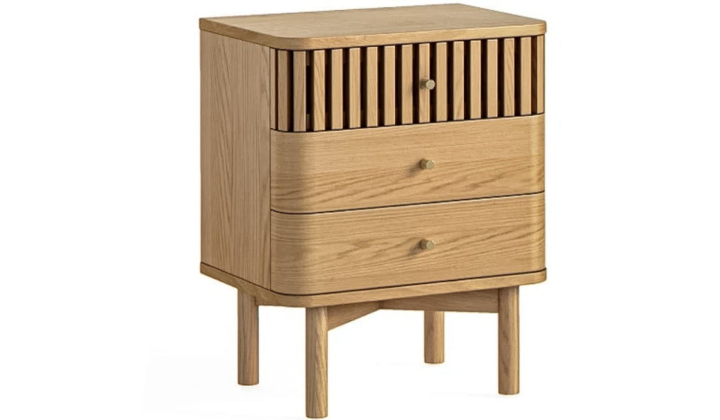 Carna 3 Drawer Bedside Locker