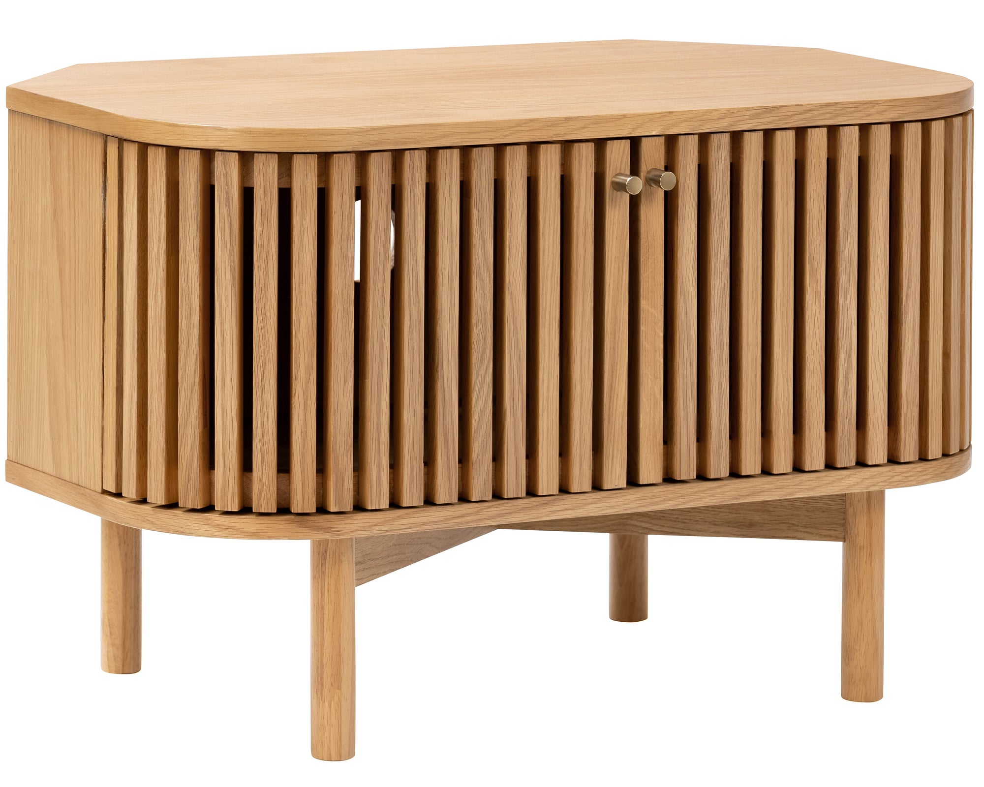 Carna Oak Corner Entertainment Unit