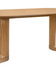 Carna Oak oval Dining Table
