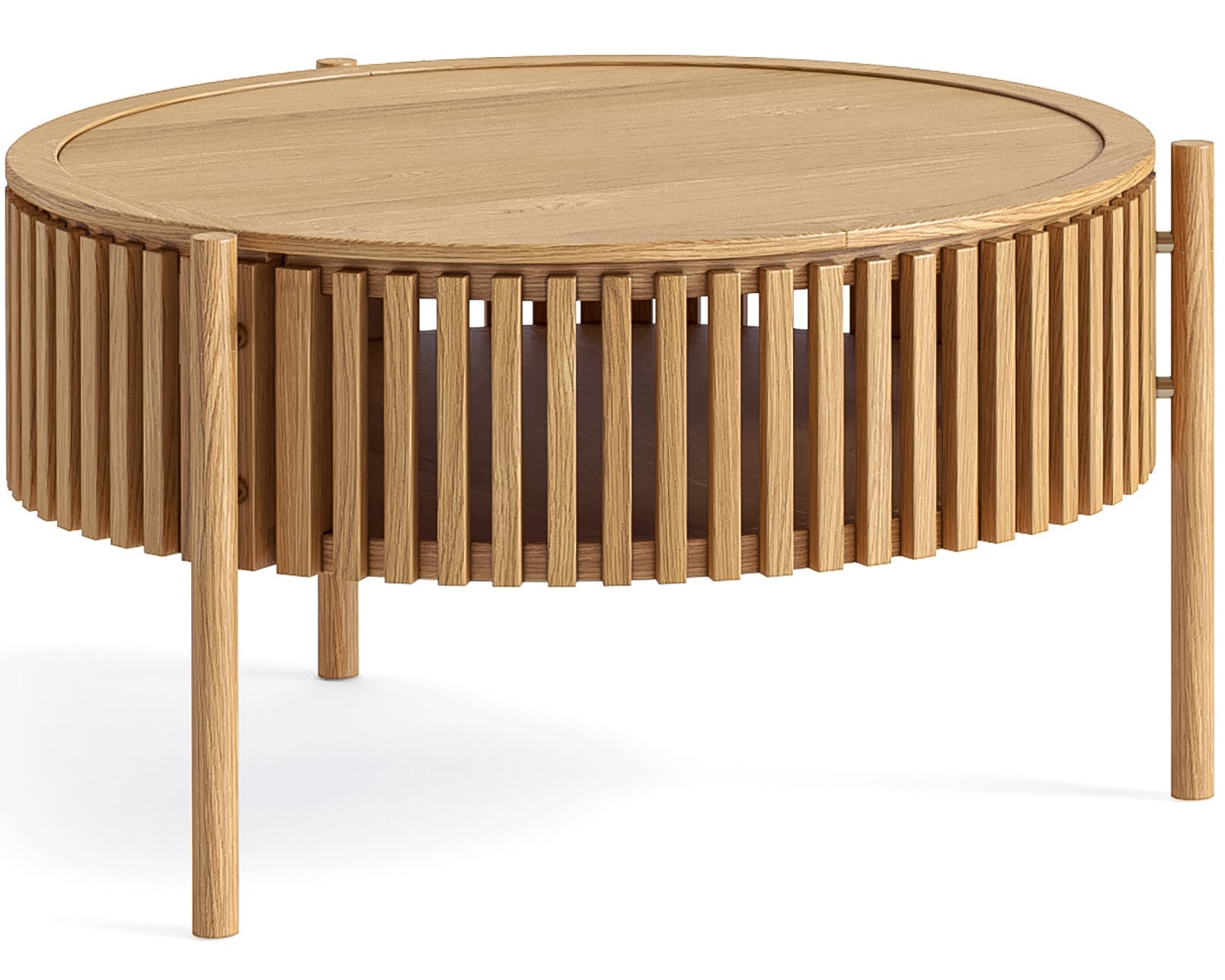 Carna Story round Coffee Table with 3 legs