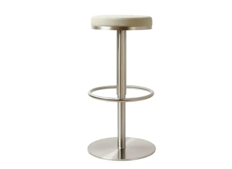 Carol Steel And Grey gas cylinder Barstool