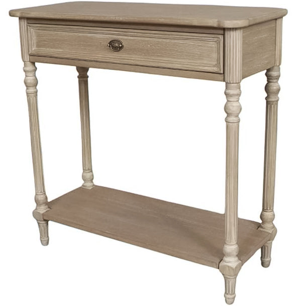 Carty 1 Drawer Console Table with lower shelf