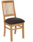 Claddagh Faux Leather and Oak Dining Chair