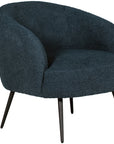 Danube - Blue Fabric Accent Armchair