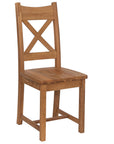 Diego Oak Dining Chair with cross back