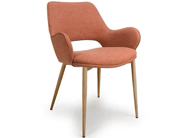 Durian light brick Red Dining Chair