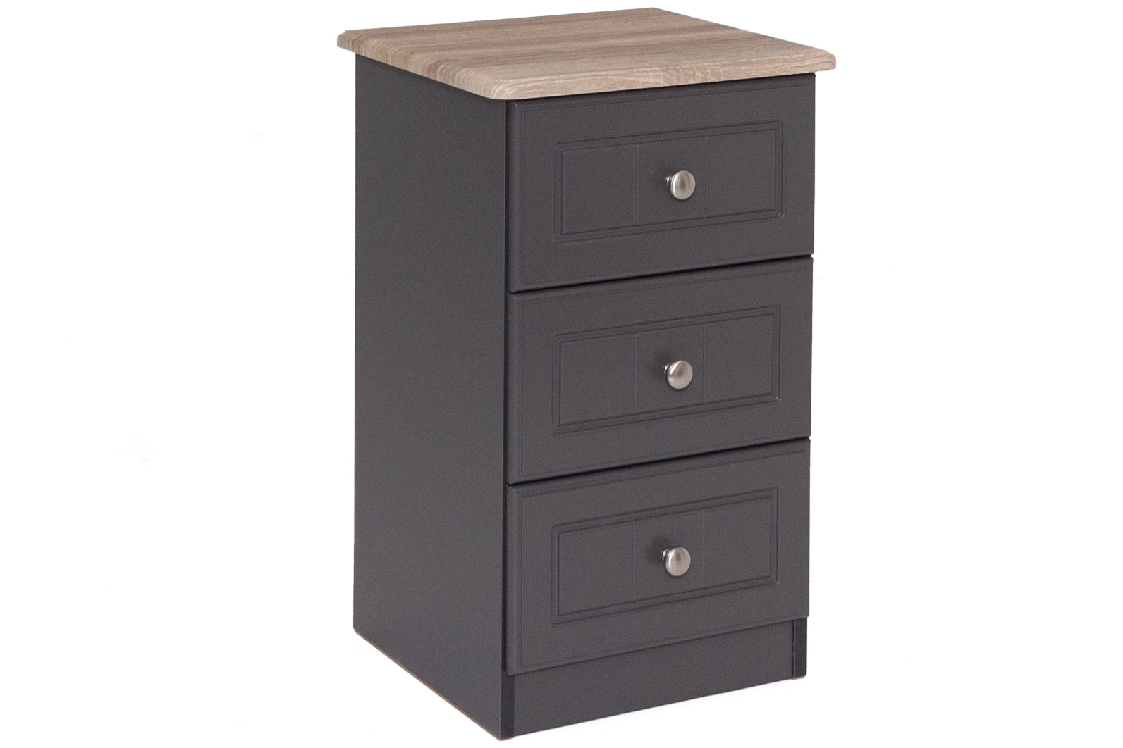 Eden 3 Drawer Bedside Locker