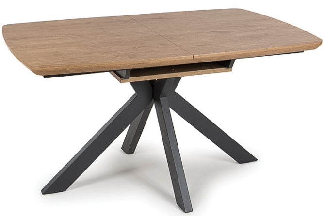 Fiji Rustic Oak 1.4 to 1.8 metre Extension Dining Table